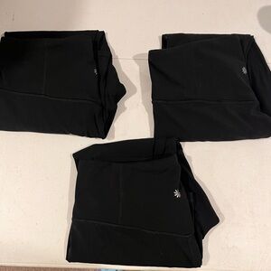 Athleta Black Elation Ultra High Rise Leggings 7/8